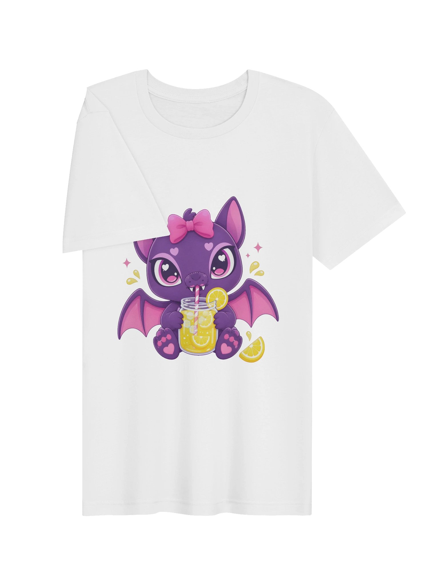 Bat Drinking Lemonade Tee product image (15)