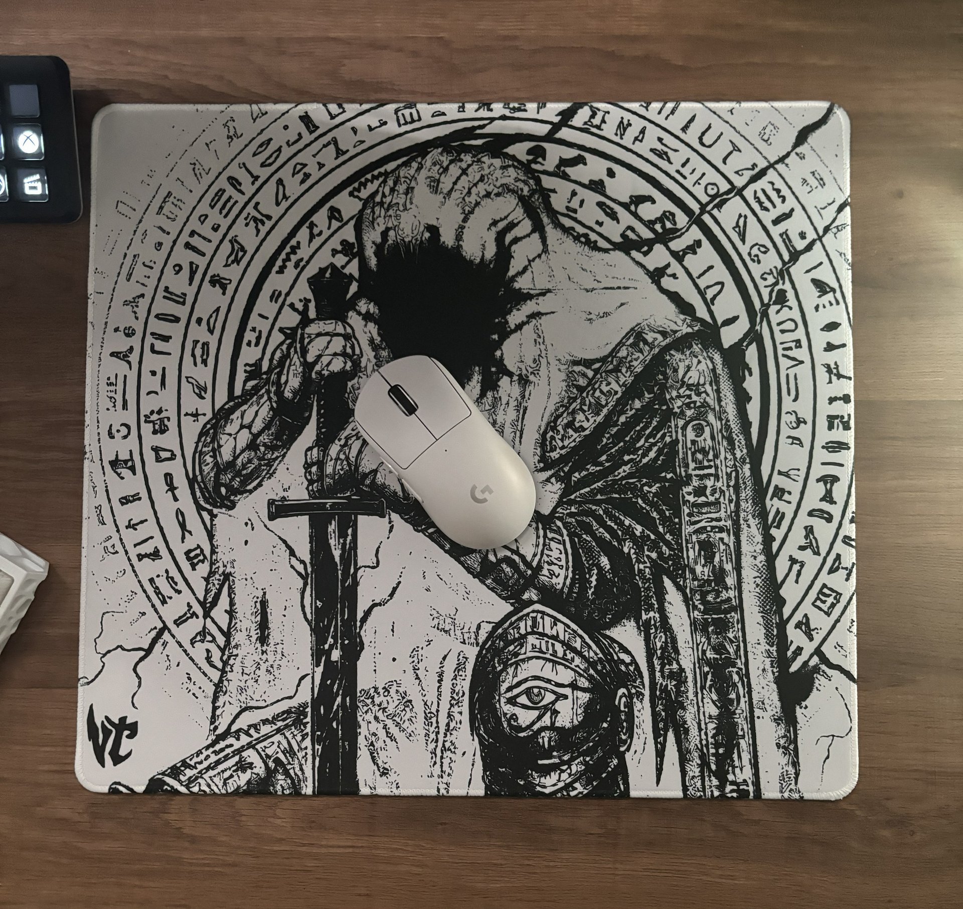 DESOLATION Cloth Mousepad (White Edition) product image (5)