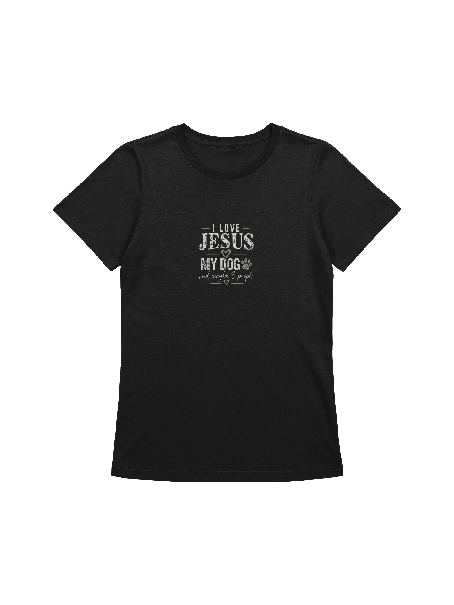 I Love Jesus, My Dog and Maybe 3 People-Dark product image (1)