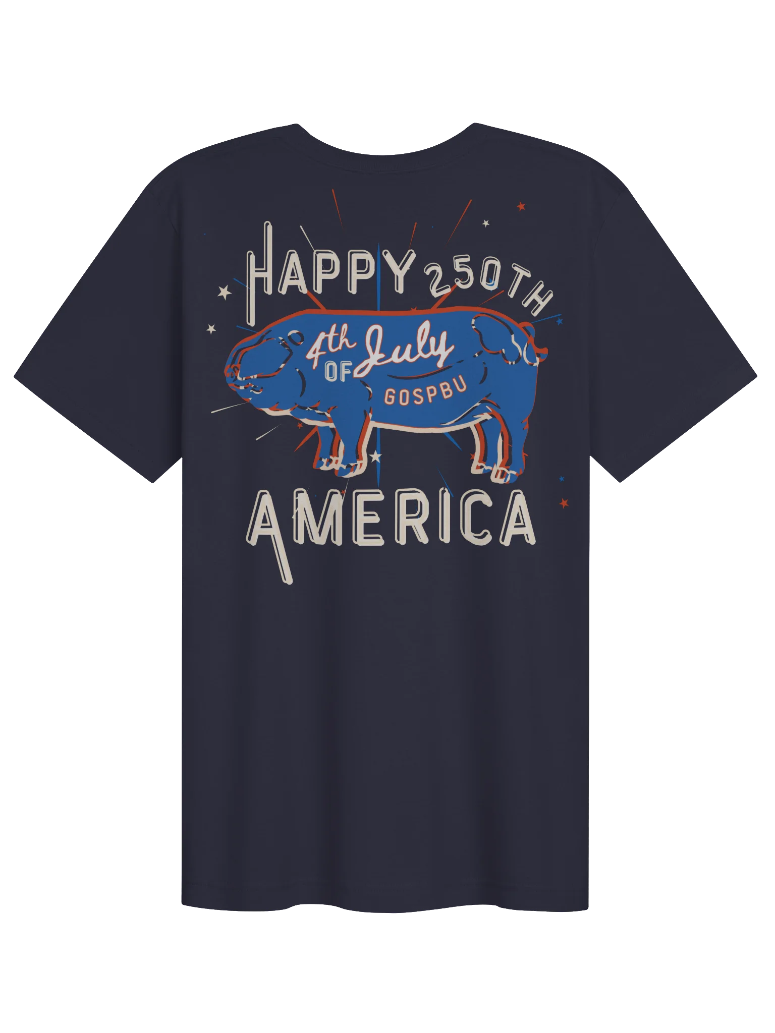 Gloucestershire Old Spots Pig Breeders United Logo Tee product image (2)