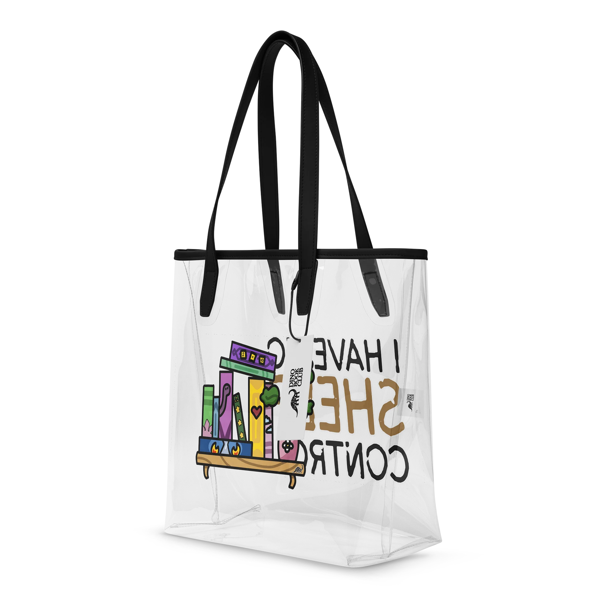 No Shelf Control Clear Tote Bag product image (3)