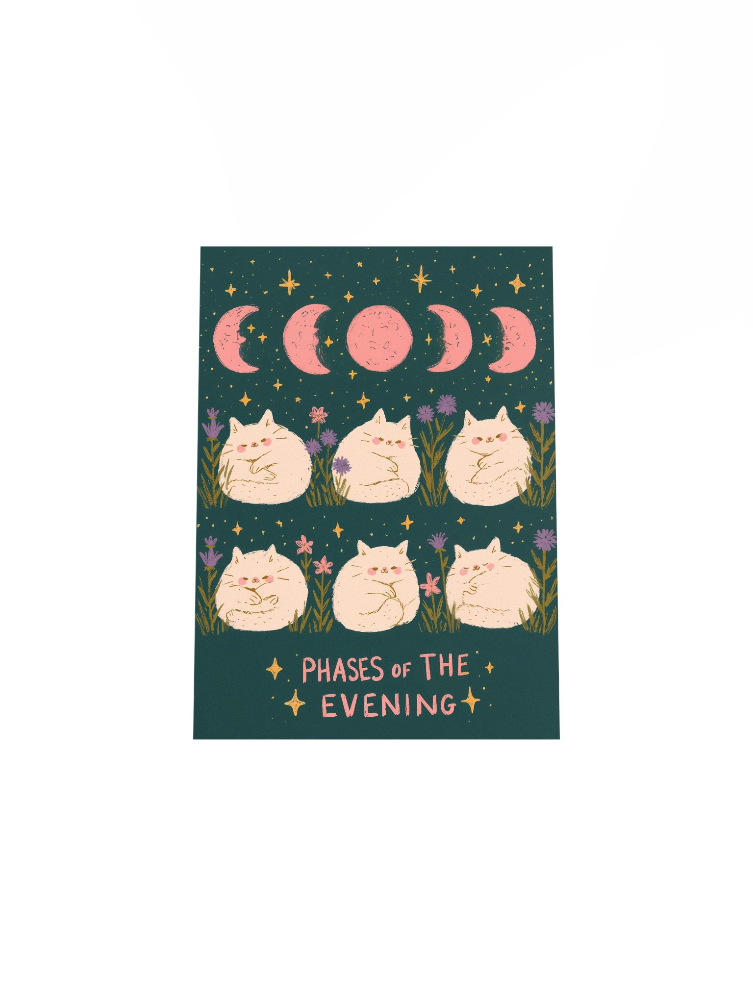 Phases of the Evening Cat Moon Poster product image (30)