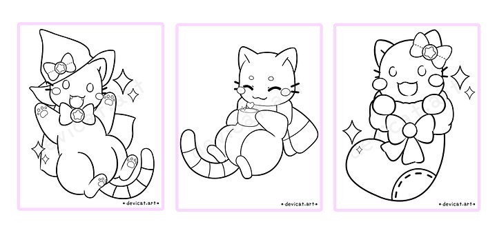 Coloring Page Bundle 4 product image (1)