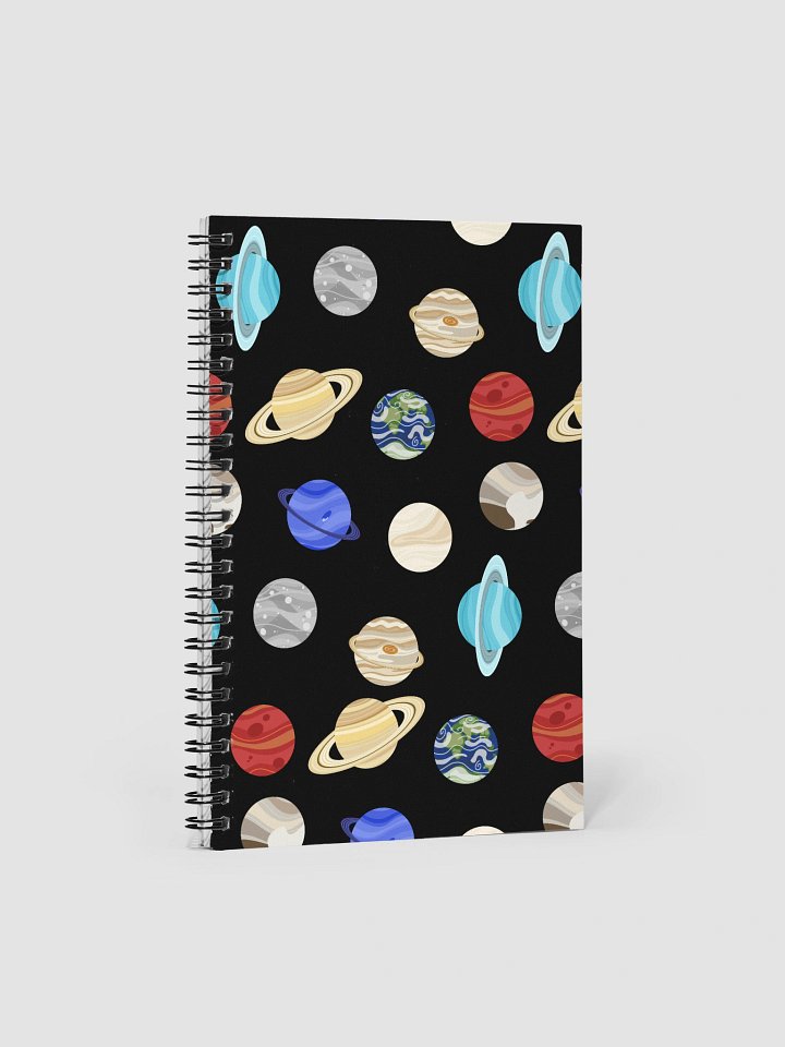 Planets Spiral Notebook product image (1)