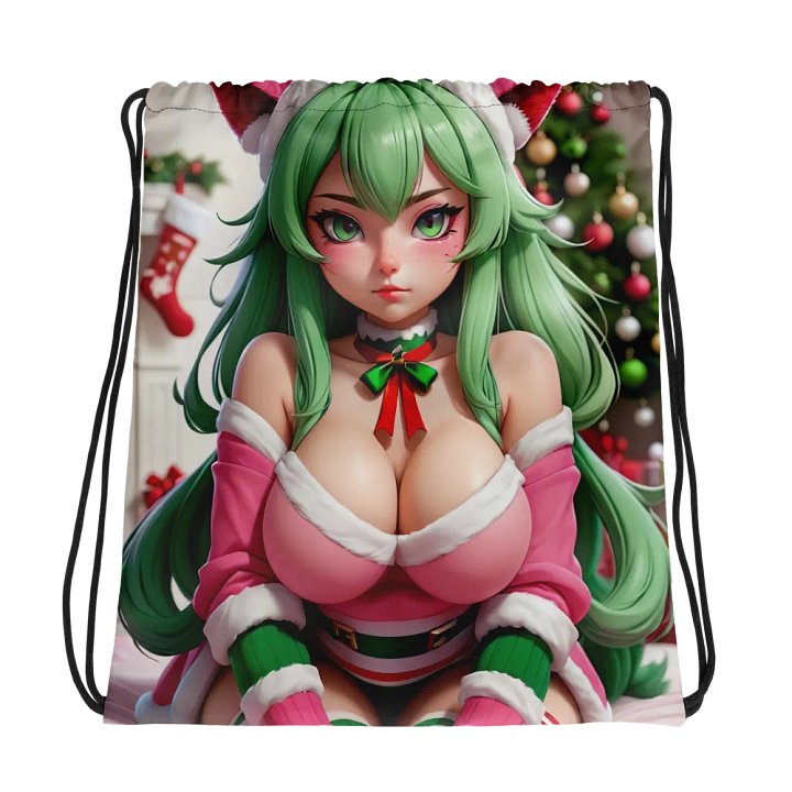 Festive Anime Drawstring Backpack product image (1)