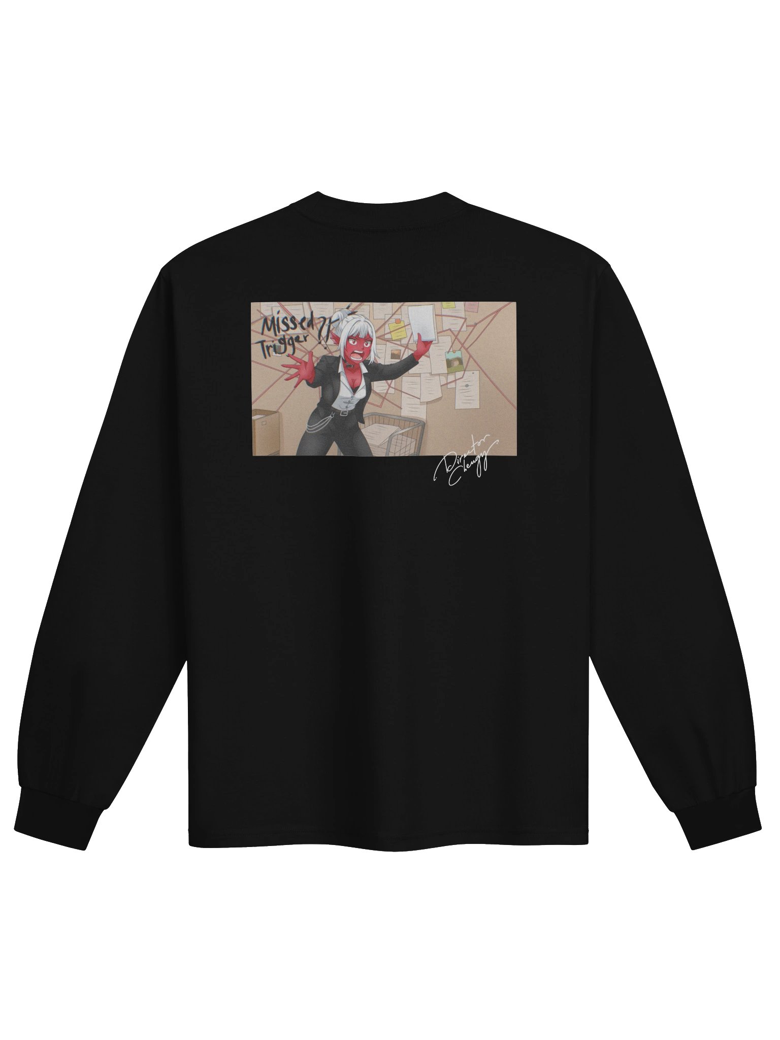 [Meme] Missed Trigger Conspiracy Long Sleeve Tee product image (1)