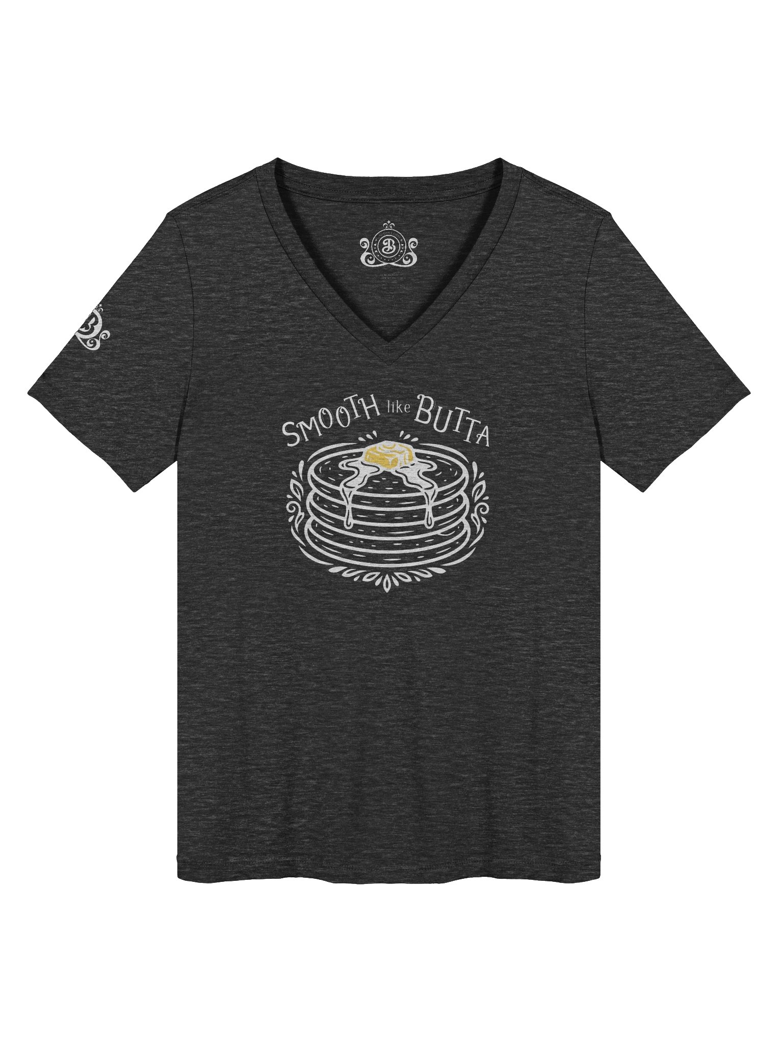 Smooth like Butta v-neck tee product image (3)