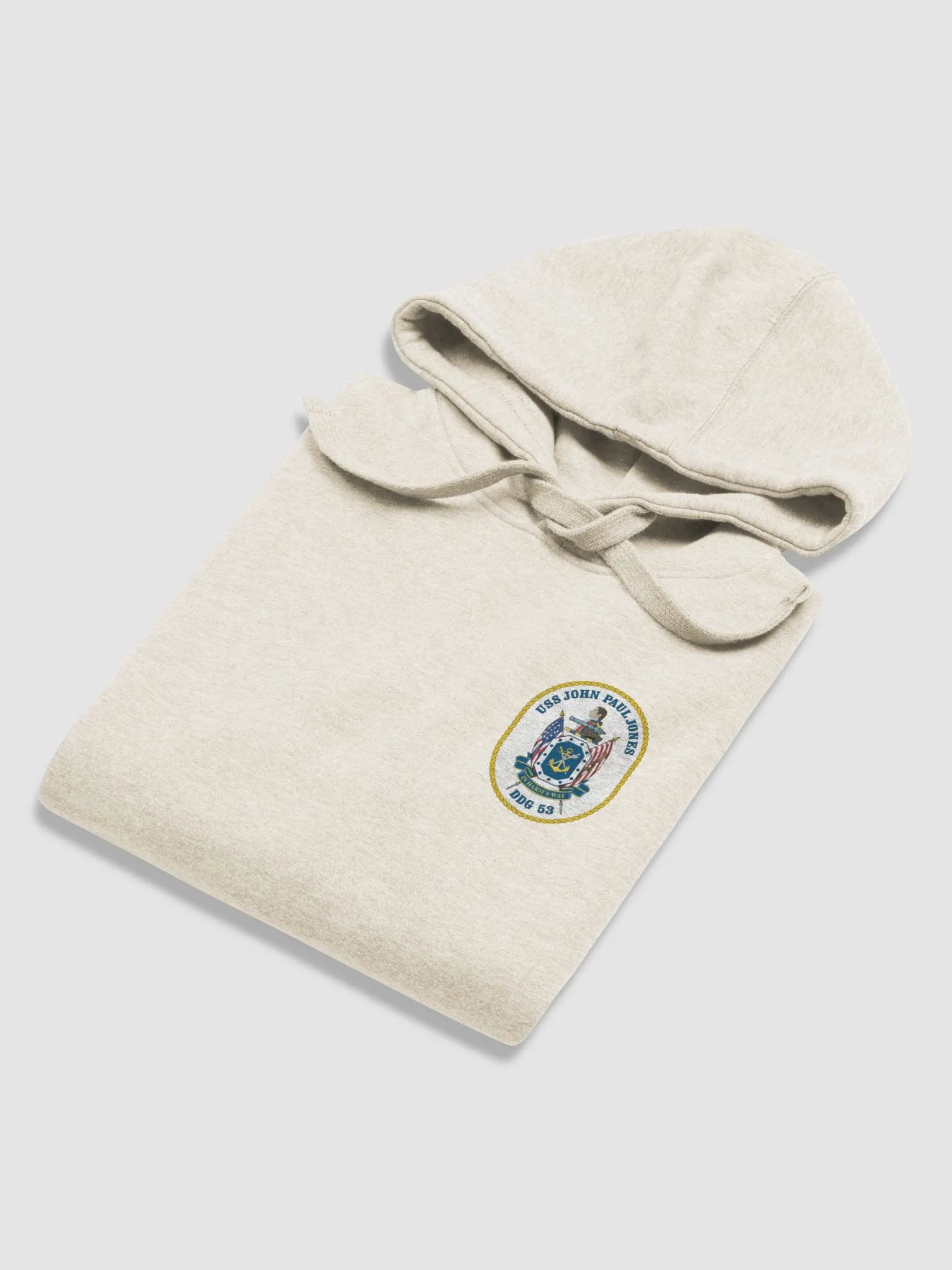 USS John Paul Jones DDG 53: Hooded Sweatshirt product image (52)