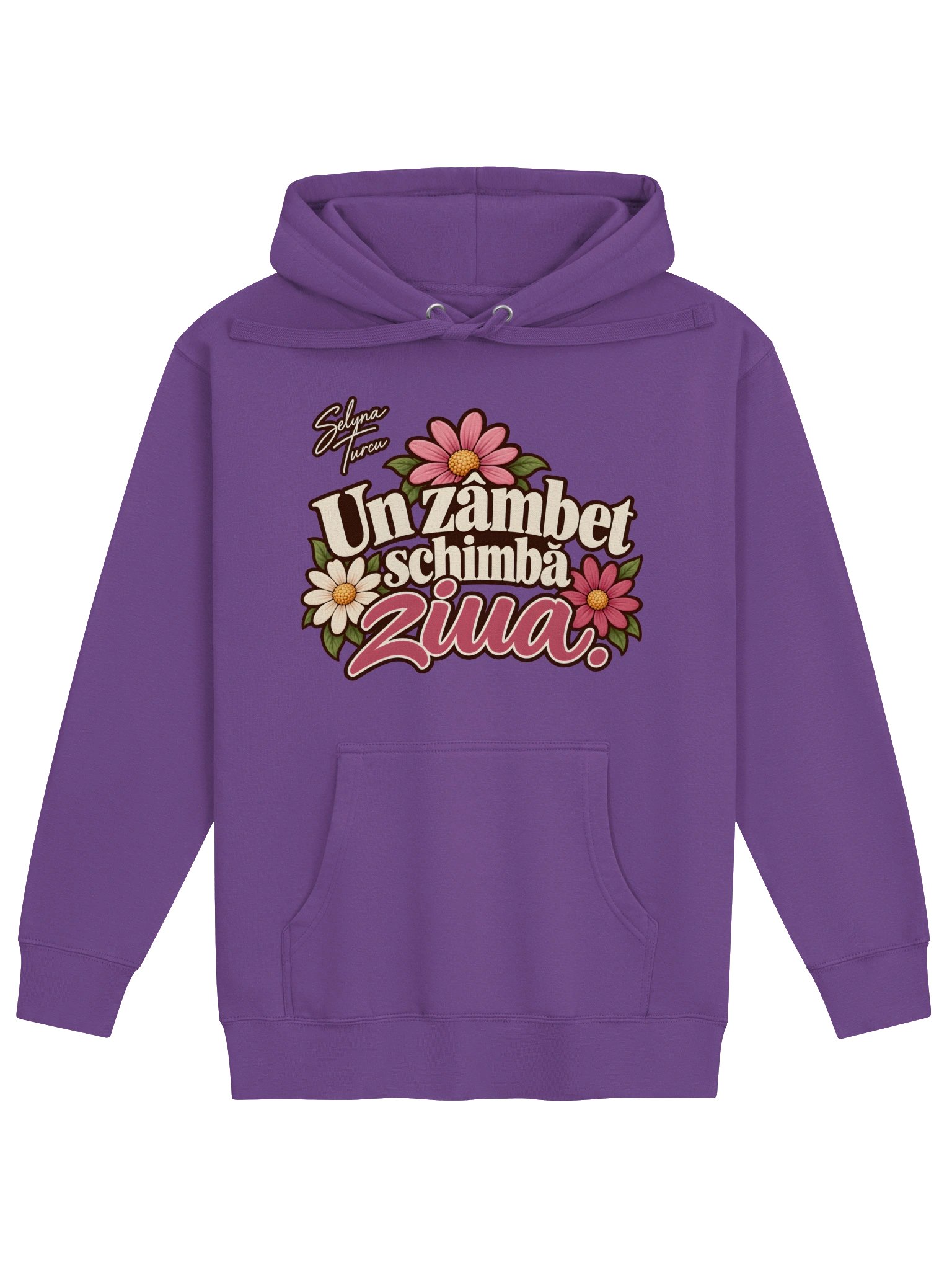 Hanorac „Un zâmbet schimbă ziua” – Selyna Turcu product image (1)