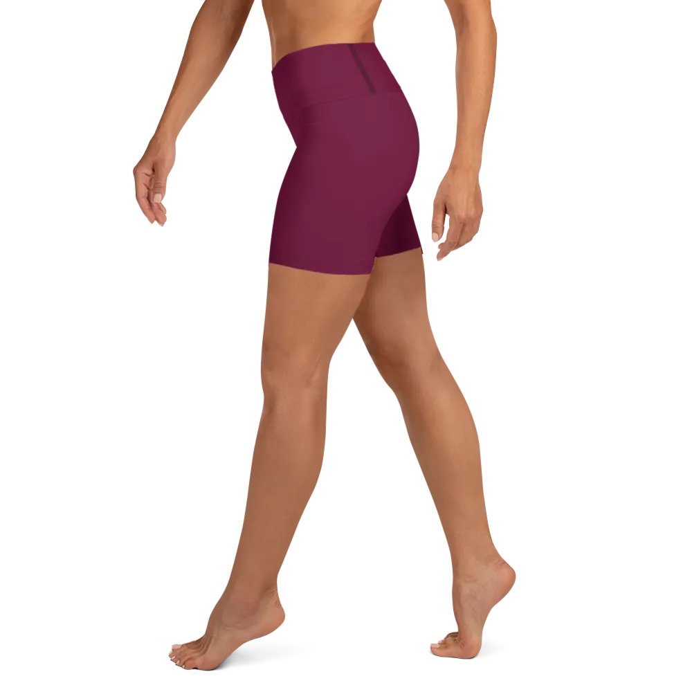 Magenta High-Waist Shorts product image (3)