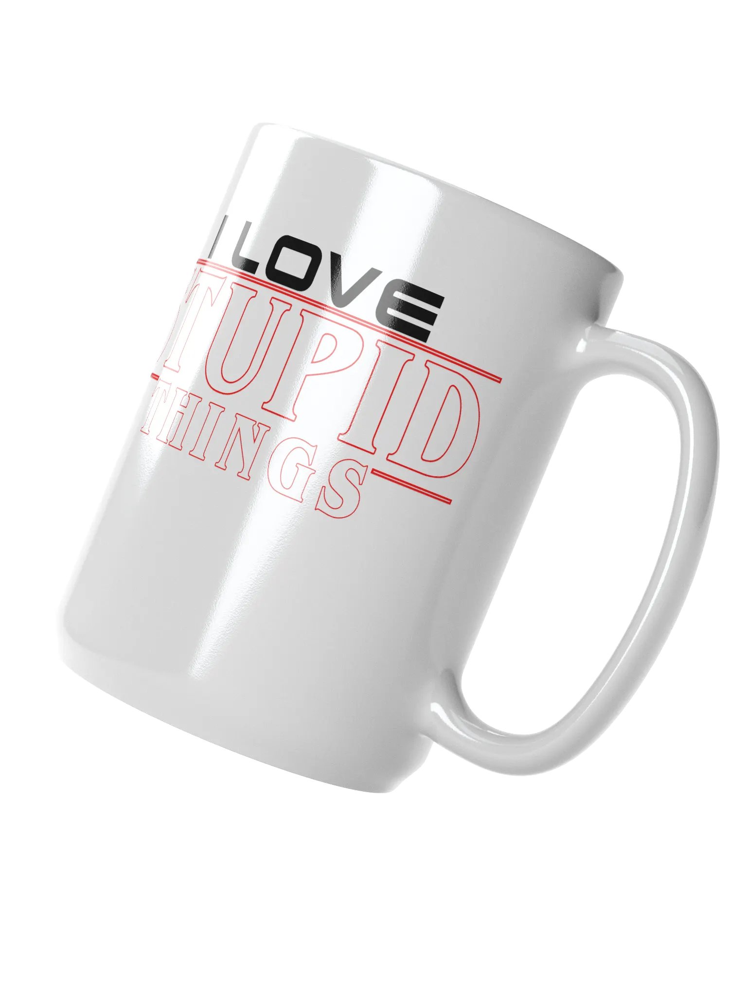 Stylish Stupidity Outlined Mug product image (2)
