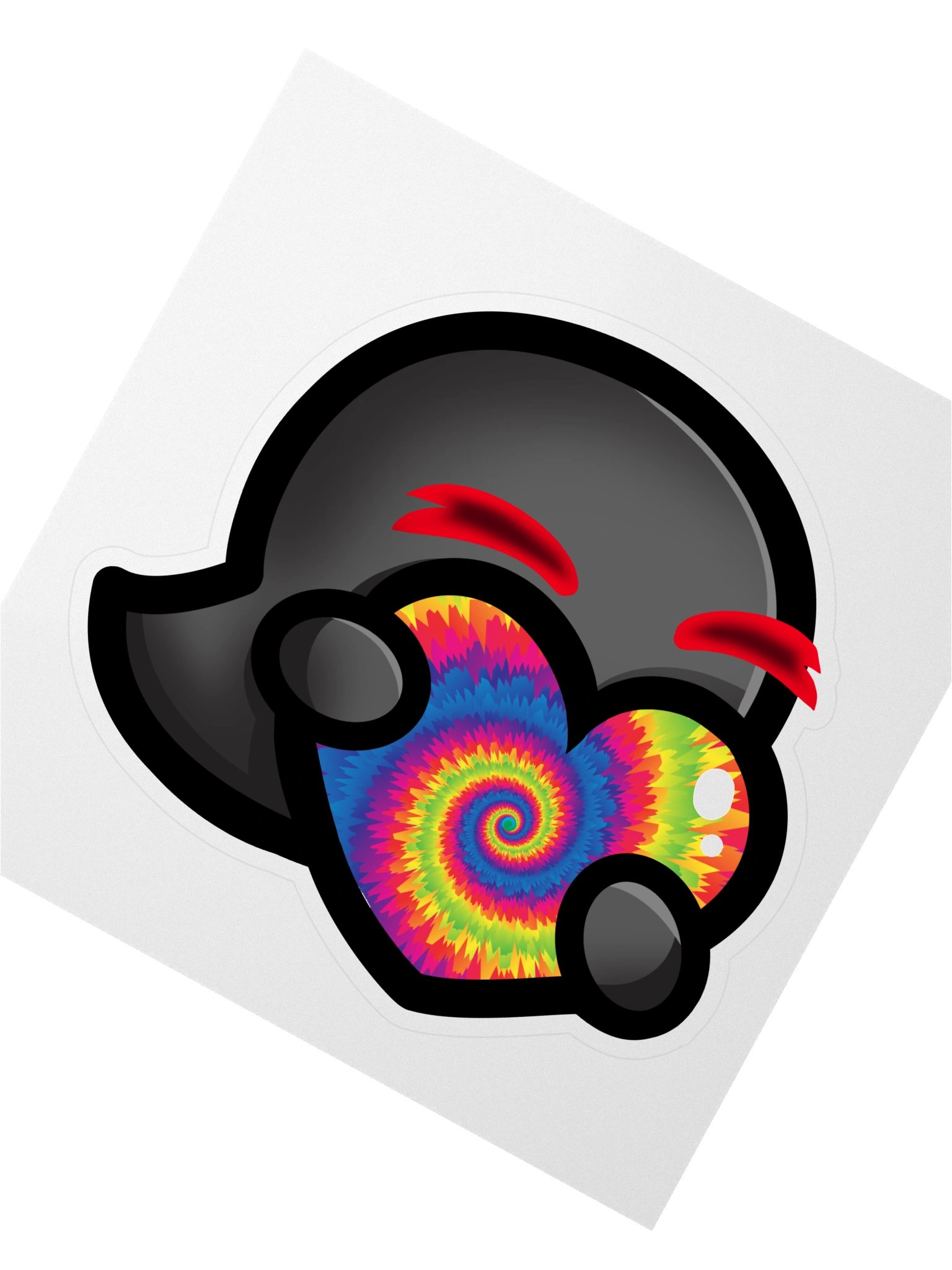 Tie Dye Heart Sticker product image (2)