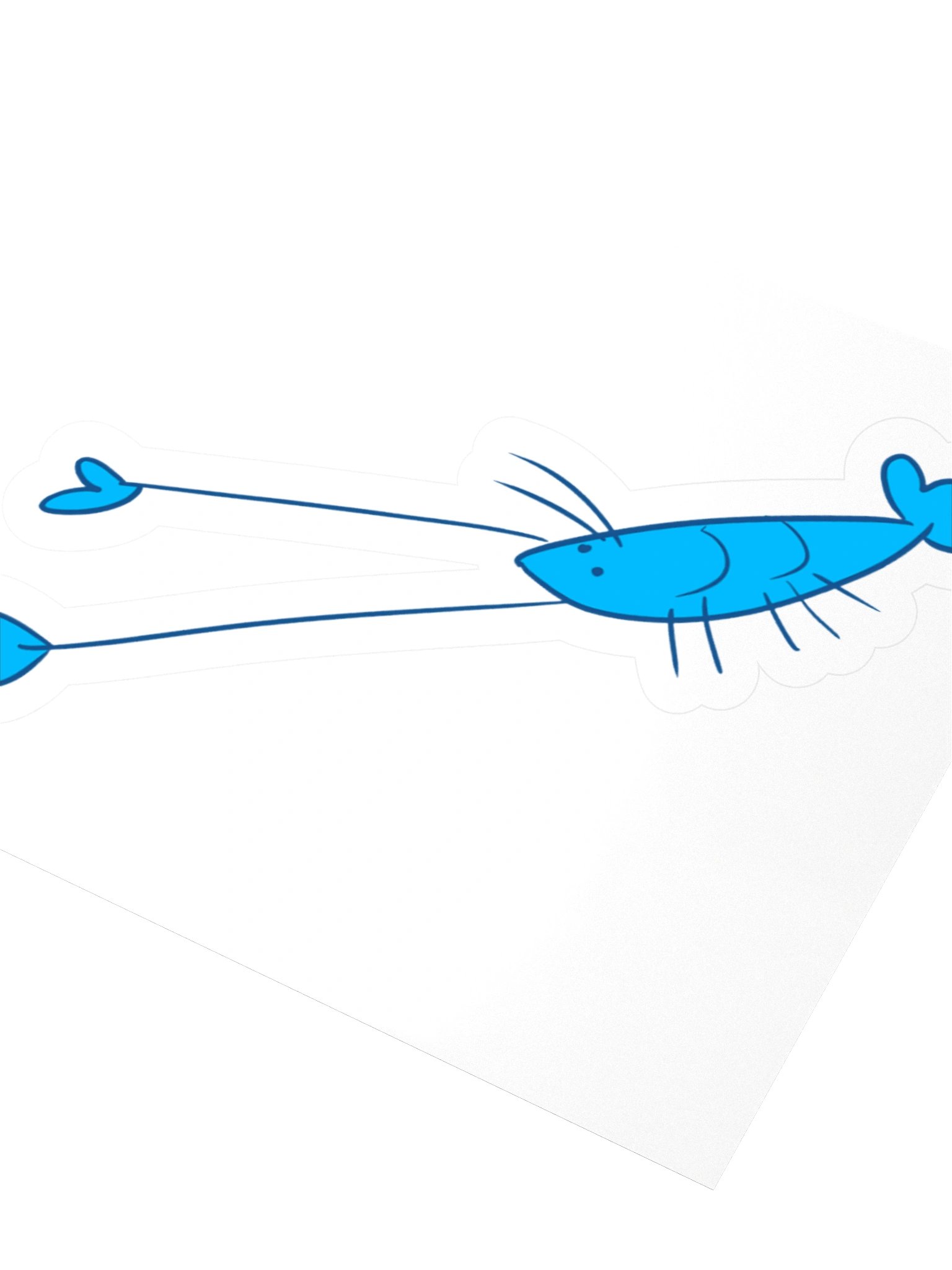 SHRAMPS - Blue Sticker product image (3)