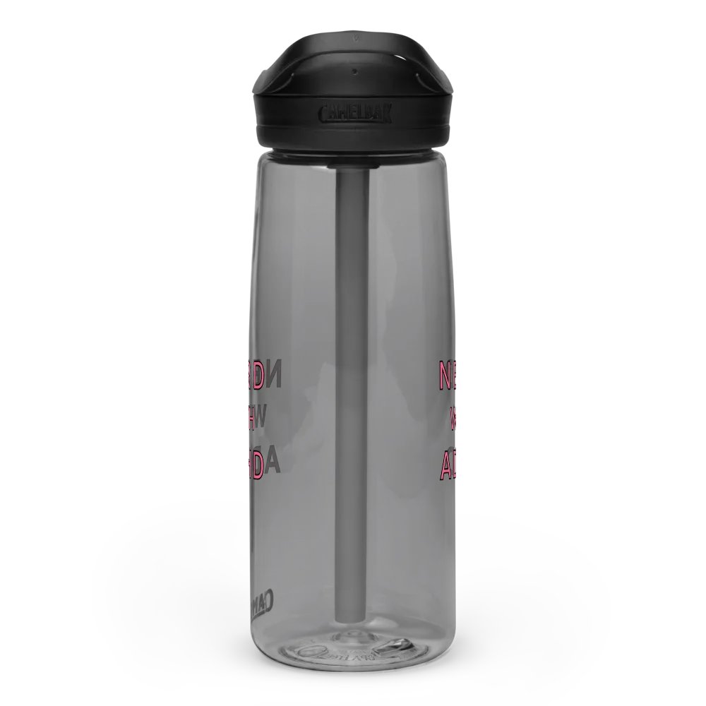 Nerd With ADHD Stylized Water Bottle product image (3)