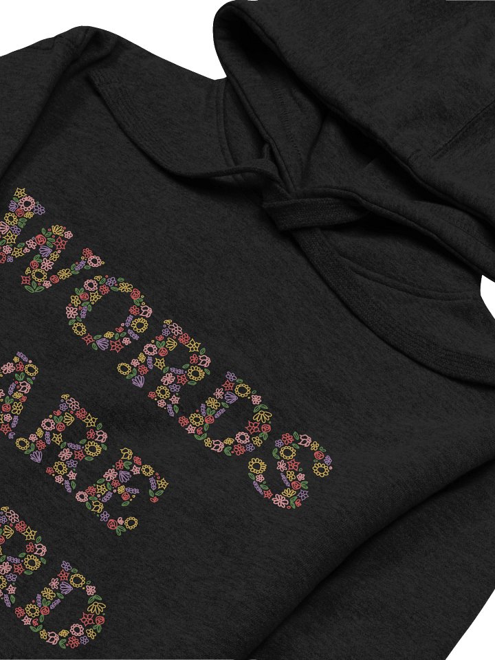 Words Are Hard Floral Hoodie product image (2)