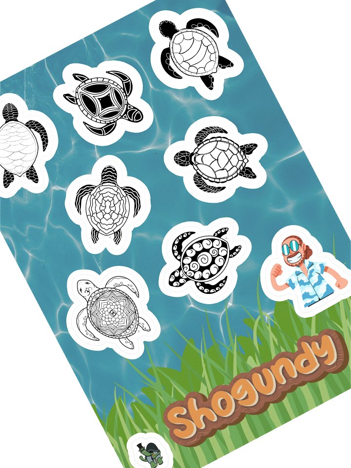 Twenty Turtle 5 - Sticker Sheet product image (2)