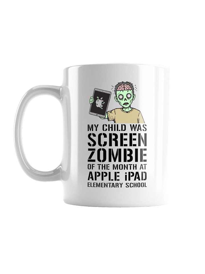 iPad Screen Zombie White Mug product image (1)