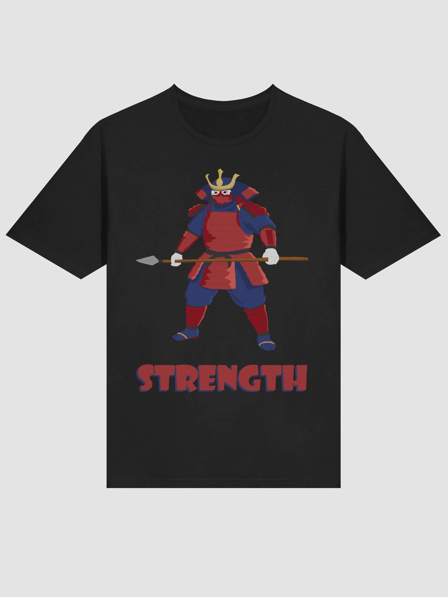 Samurai Wojak Funkmation Cartoon Colorful Style Strength Tee product image (3)