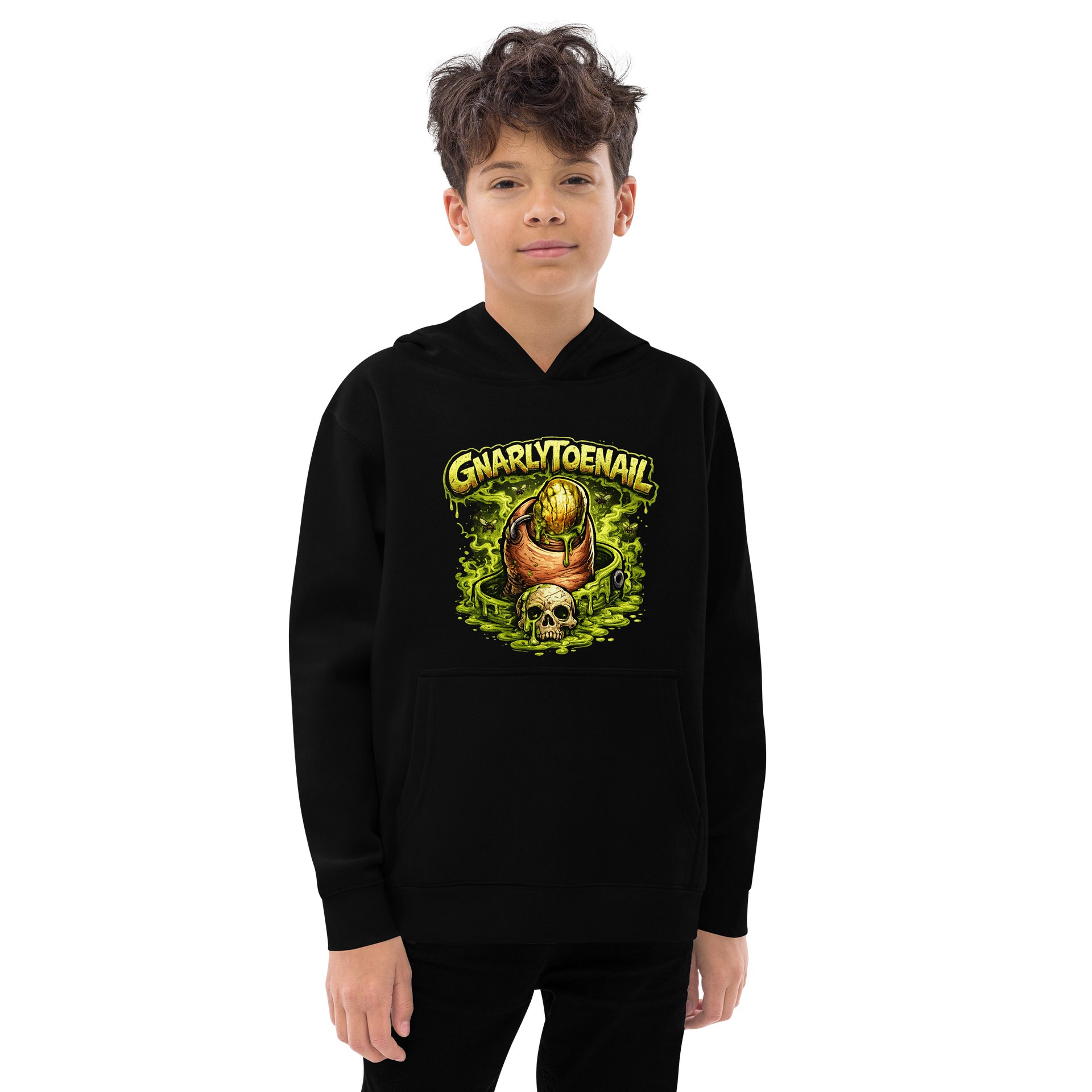 GnarlyToenail Horror Youth Fleece product image (1)
