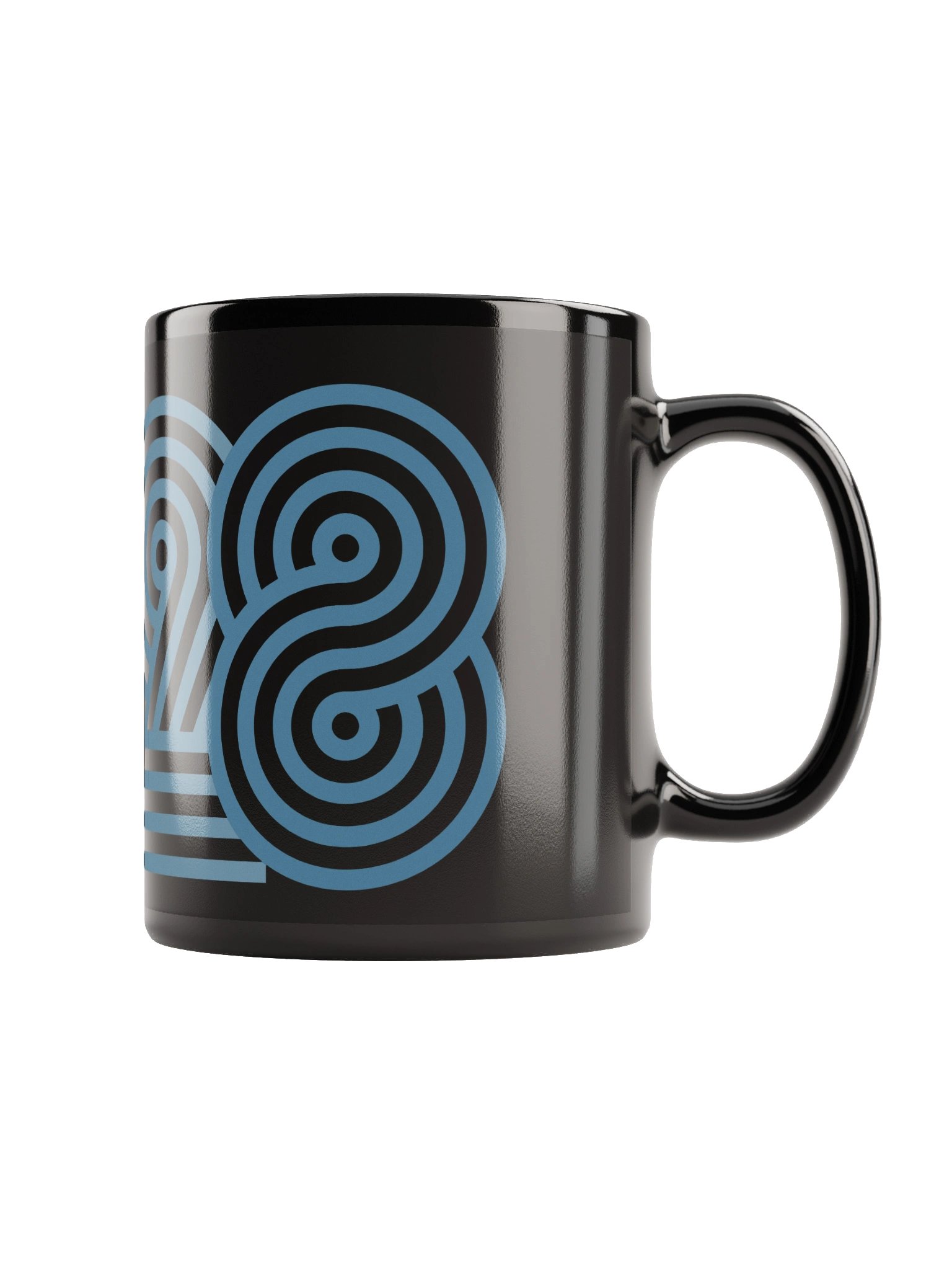 R828 Retro-Modern Black Mug product image (3)