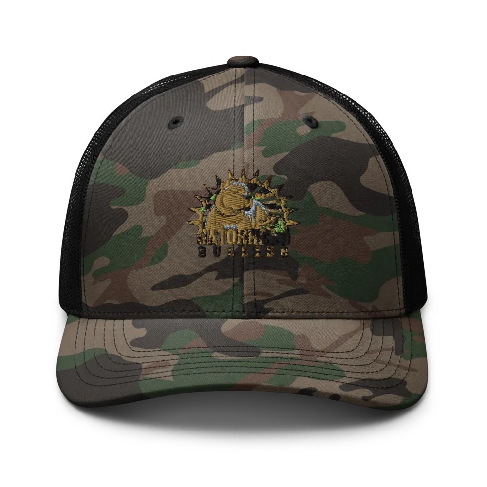 CAMO GATORHEAD BULLIES TRUCKER CAP product image (1)