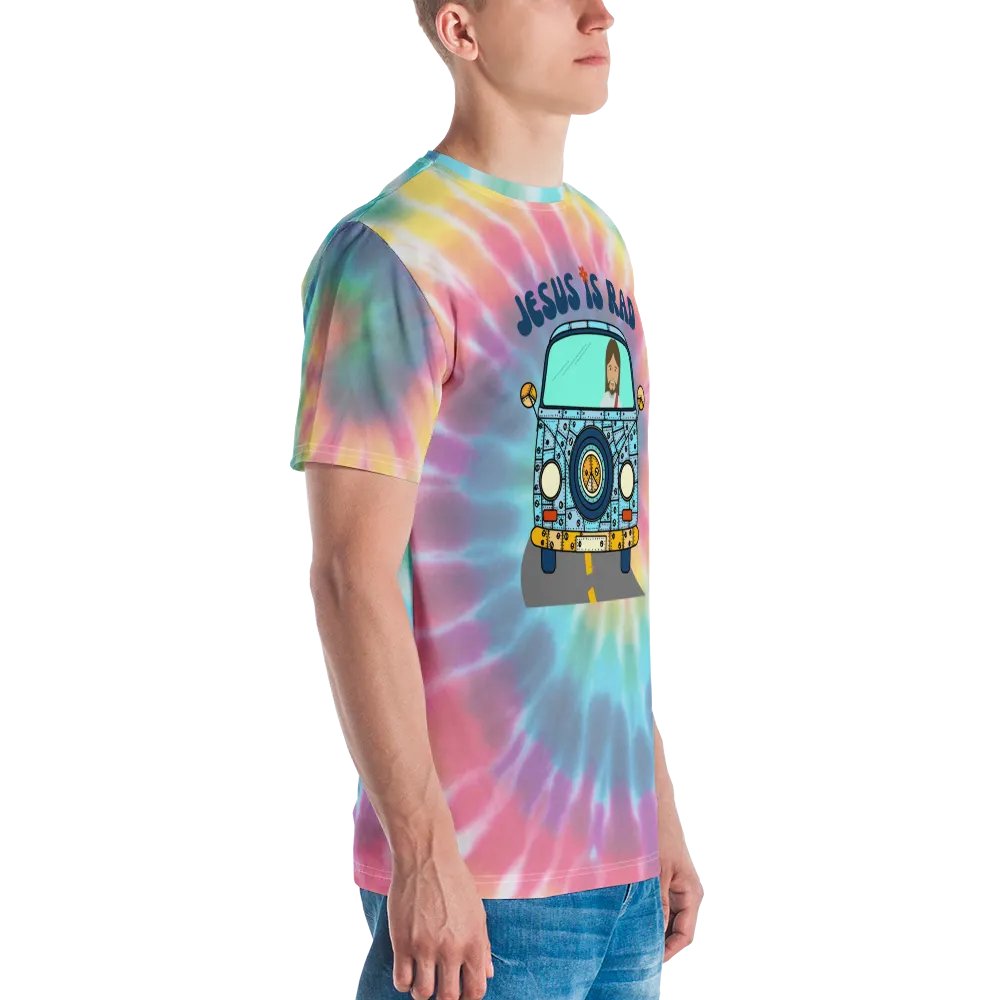 Jesus Is Rad Retro Tye Dye T-Shirt product image (4)