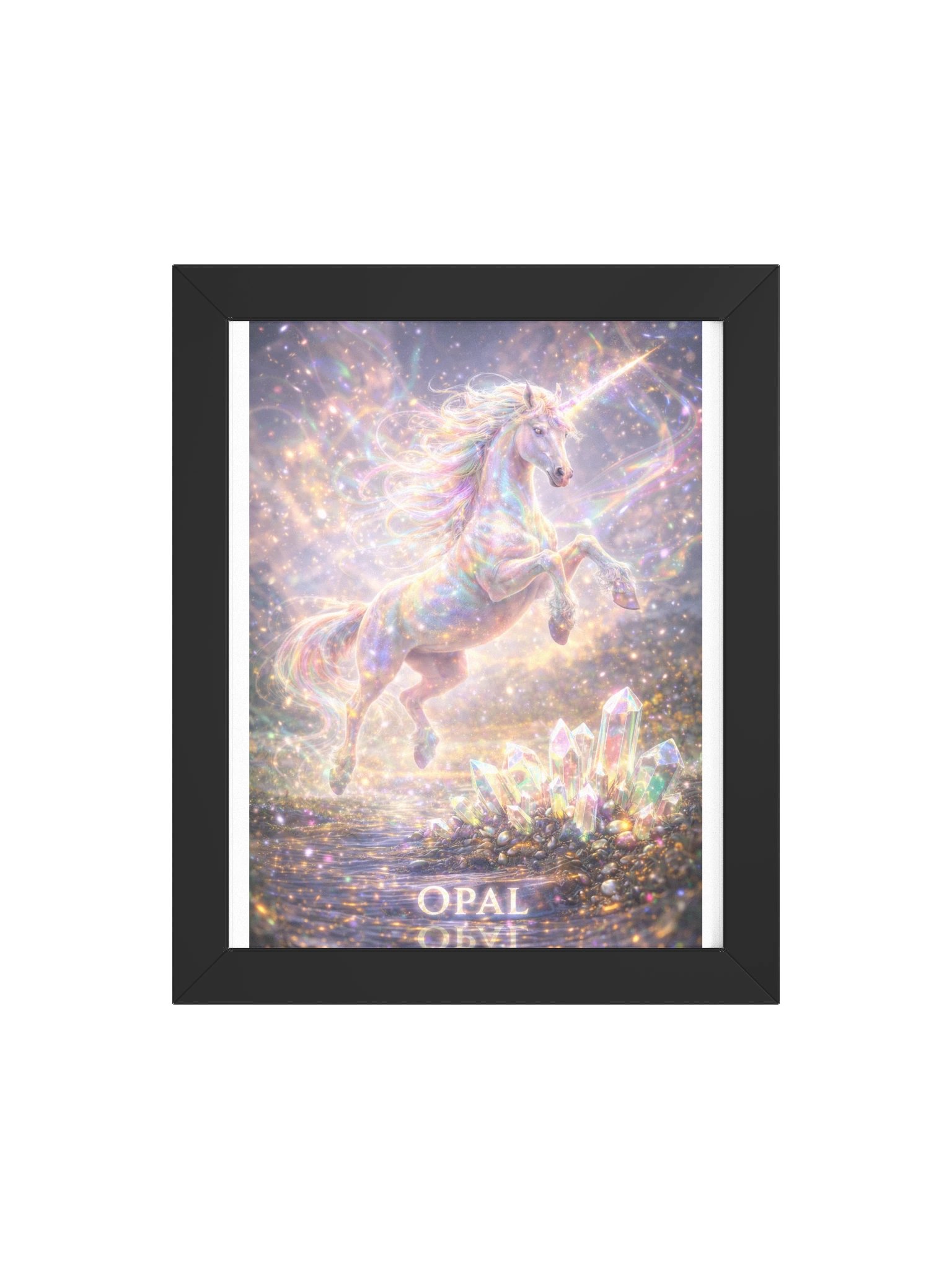 Opal Unicorn Framed Poster product image (106)