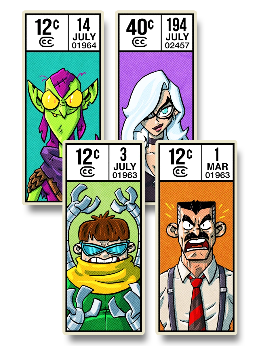 Spider Villains Sticker Pack product image (1)