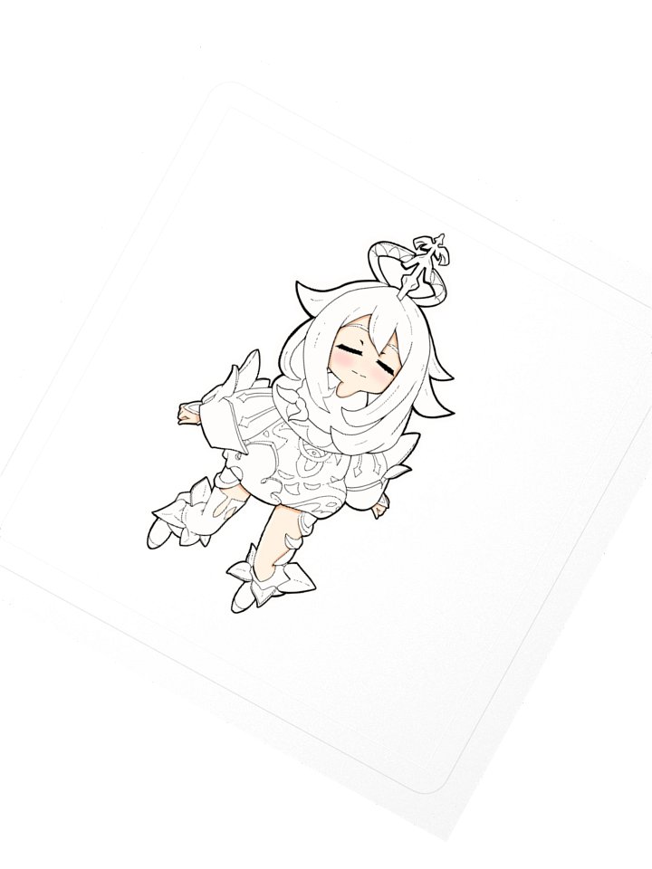 Smiley Paimon Sticker product image (6)