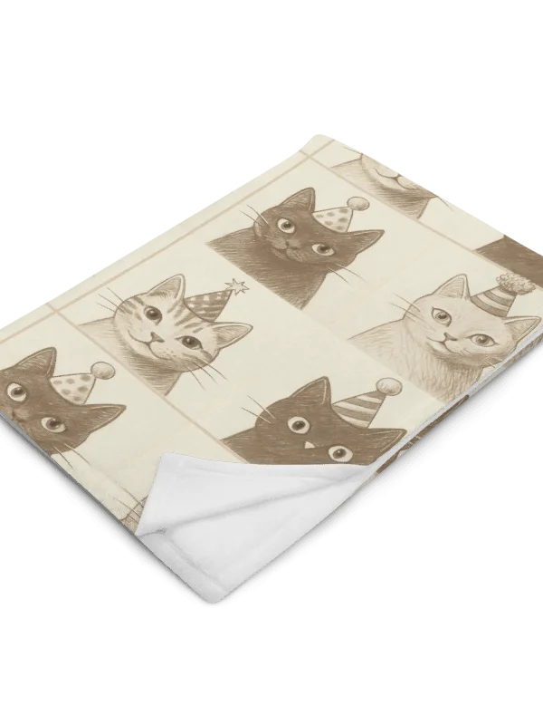 Party Cats Throw Blanket product image (3)
