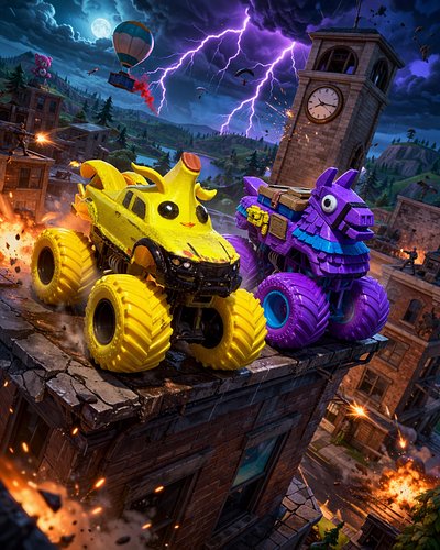 🚨 SEASON 1: THE TAKEOVER 🚨

They said it couldn’t be done…

Fortnite’s most iconic skins just got rebuilt into MONSTER TRUCKS...
