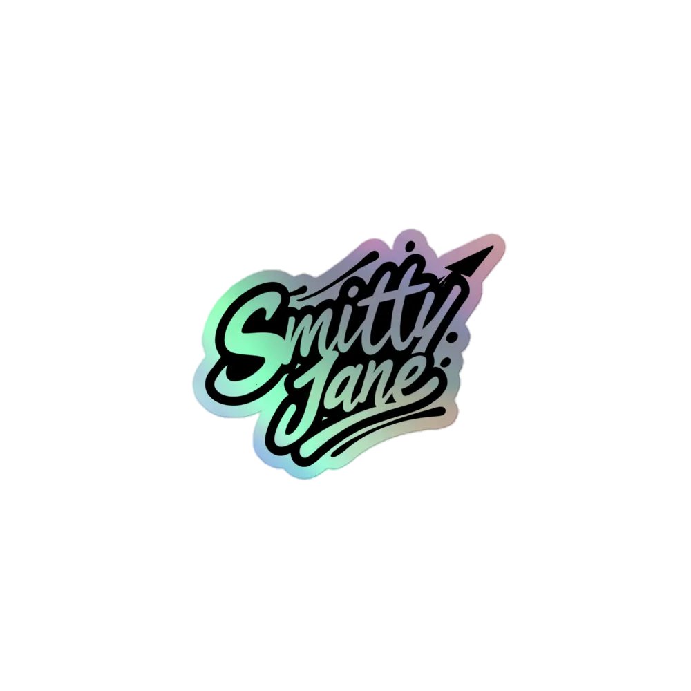 'smittyjane' holographic sticker :) product image (1)