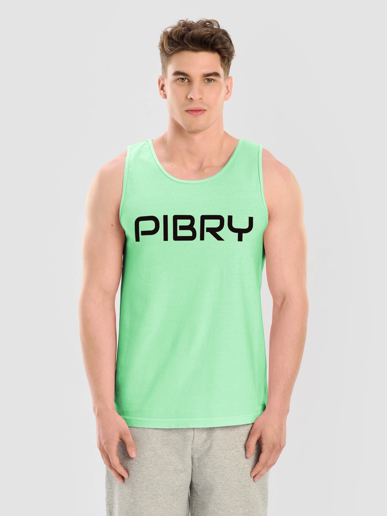 PIBRY Word Mark Vintage Tank – Black Design product image (1)