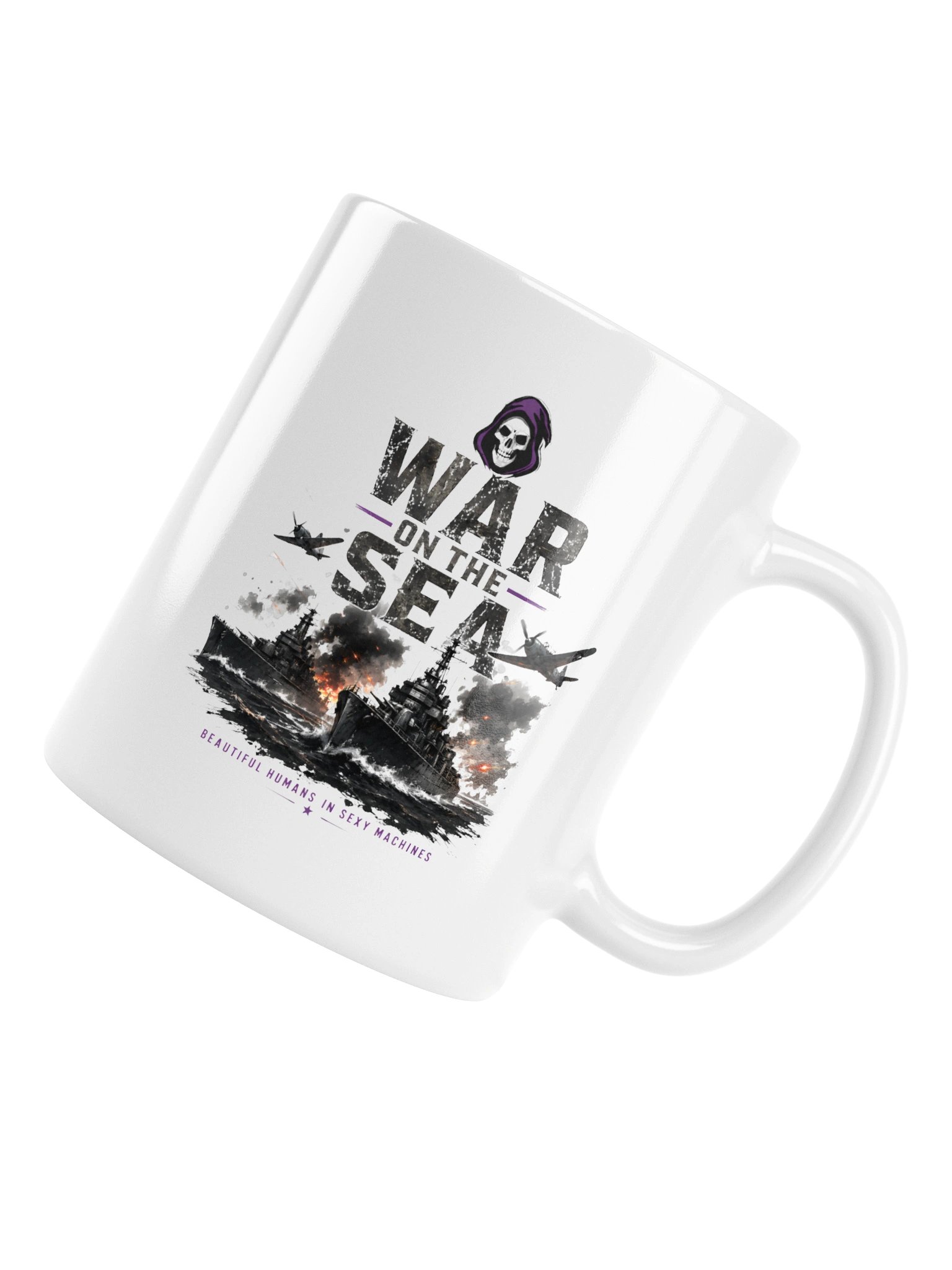 Grim Reapers War on the Sea White Mug product image (6)