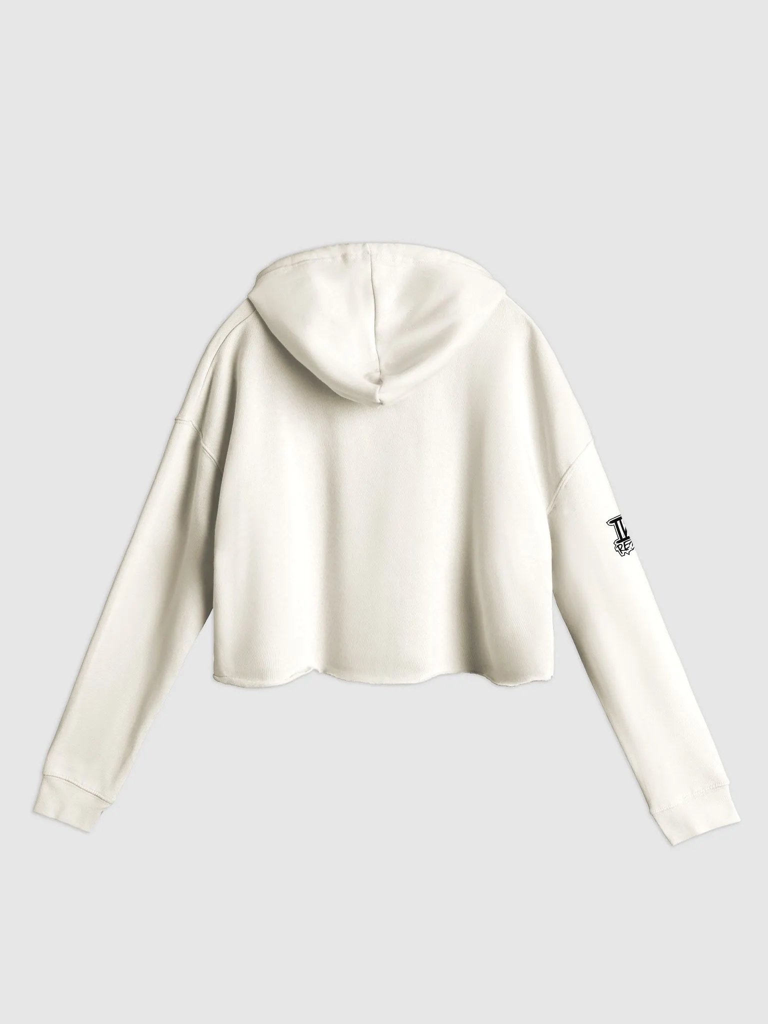 Standing Girl Bear Independent Trading Co. Women’s Lightweight Cropped Hoodie product image (2)