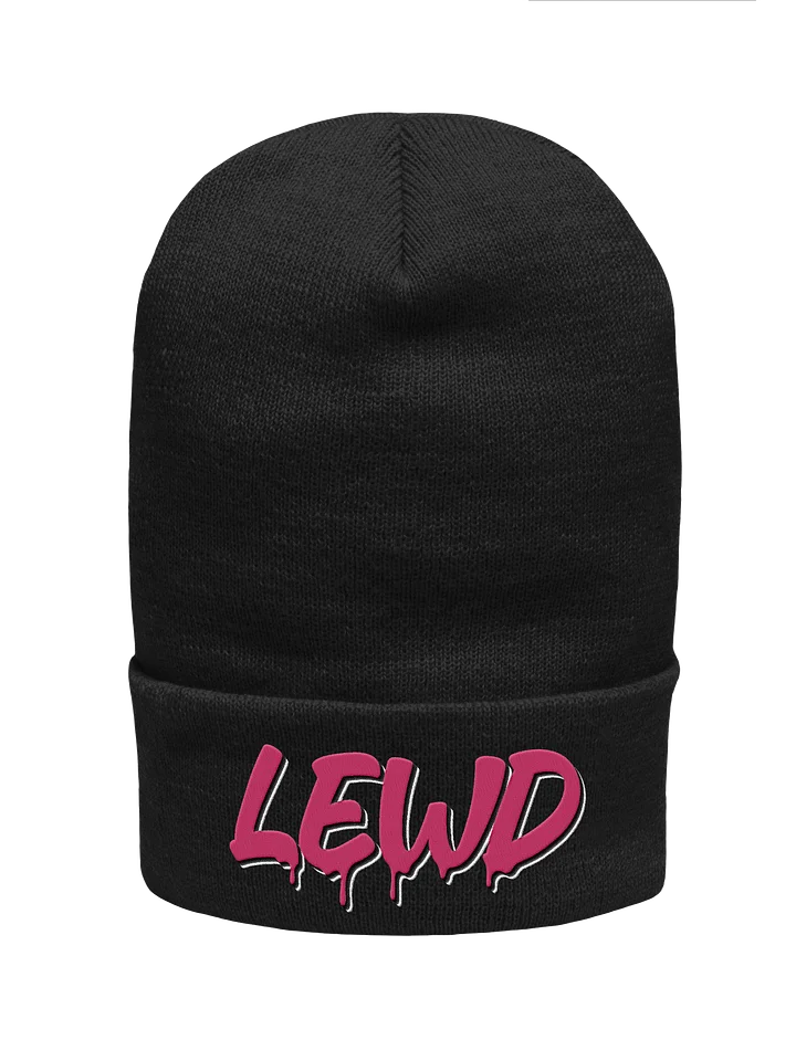 LEWD Cuffed Beanie product image (1)