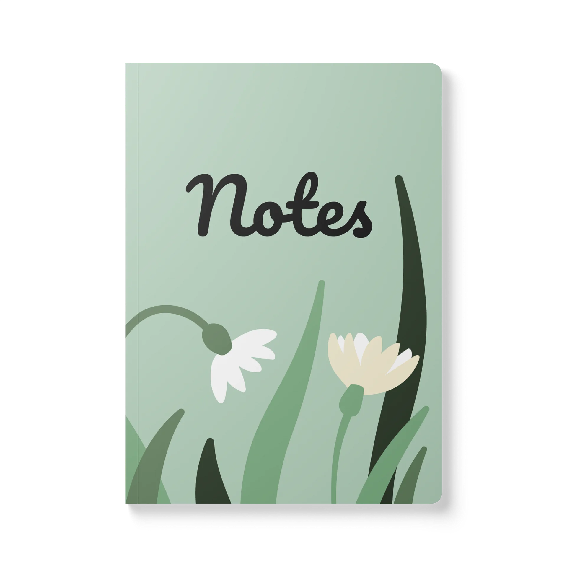 Notes Floral Softcover Journal product image (1)