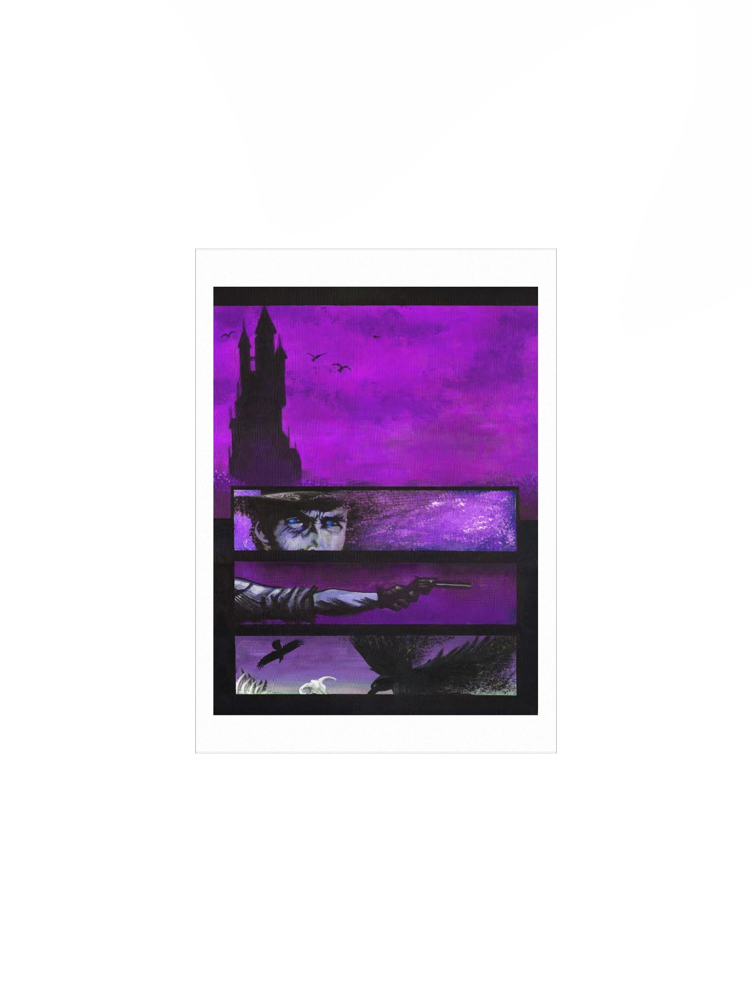 Dark Tower print (purple) product image (5)