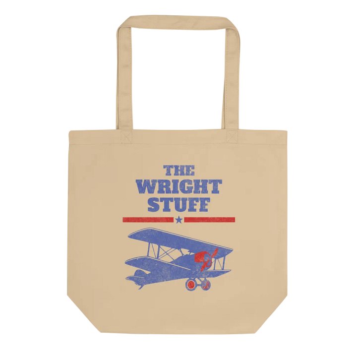 The Wright Stuff Canvas Tote product image (1)