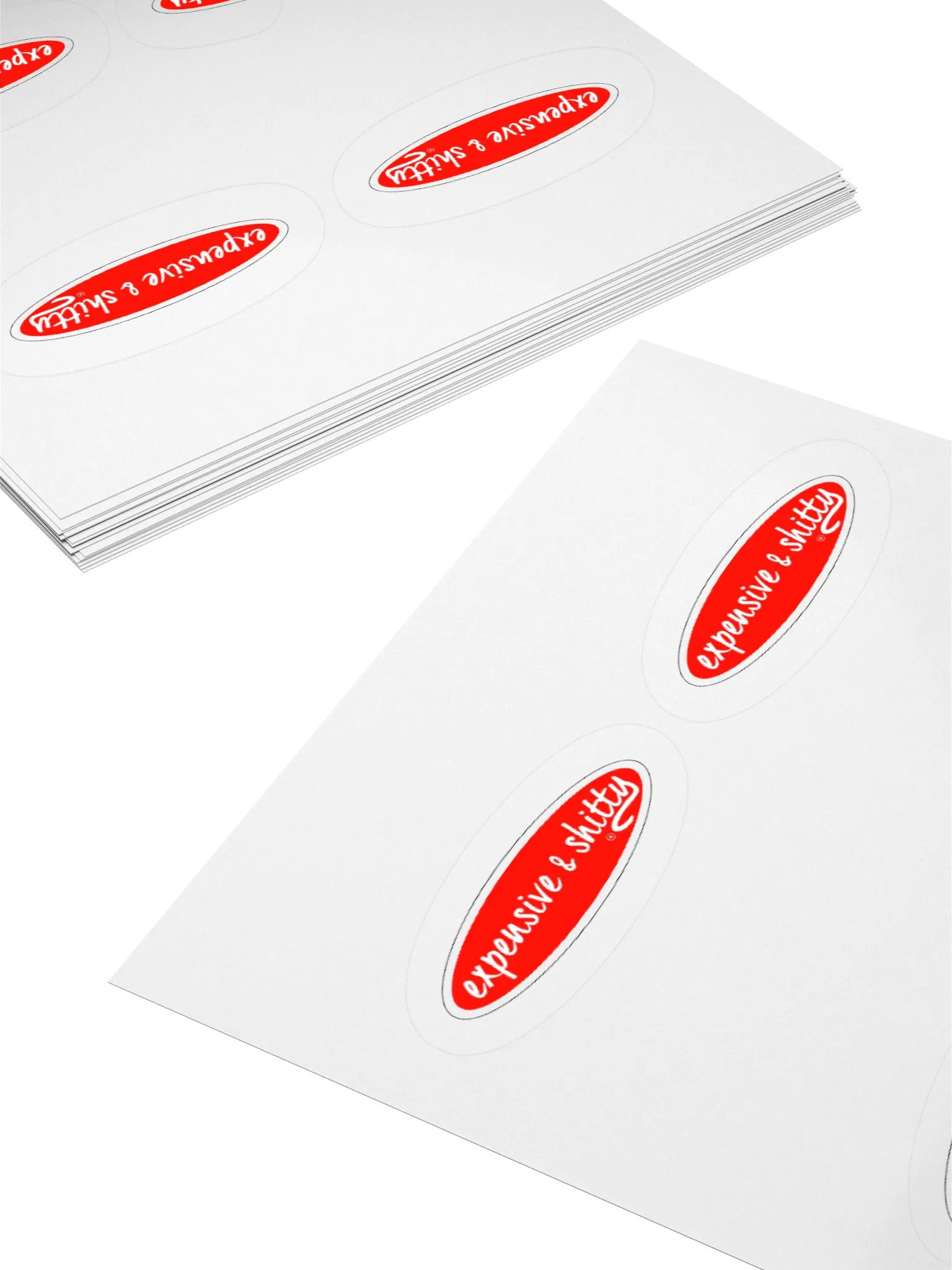 EXPENSIVE & SHITTY STICKERS (4-PACK) product image (4)