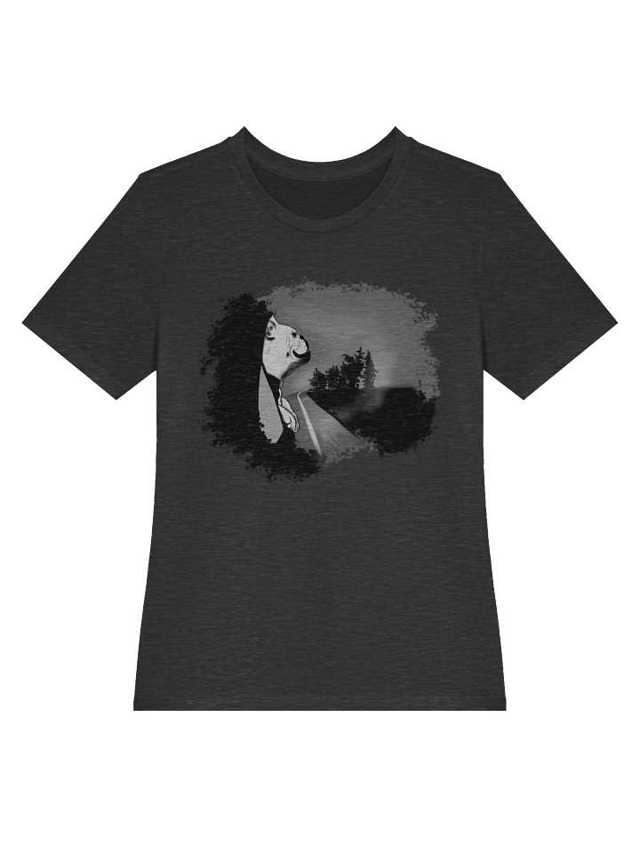 Dog (looking out car window) T-Shirt. Women's Bella+Canvas Supersoft Relaxed-fit T-Shirt product image (17)