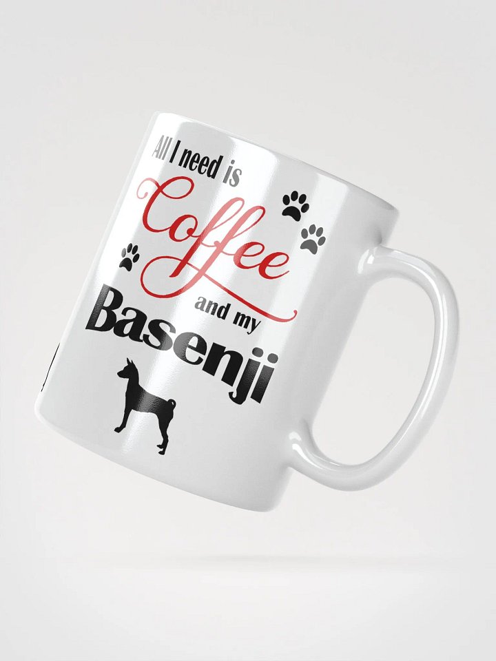 Coffee and my Basenji Mug product image (2)