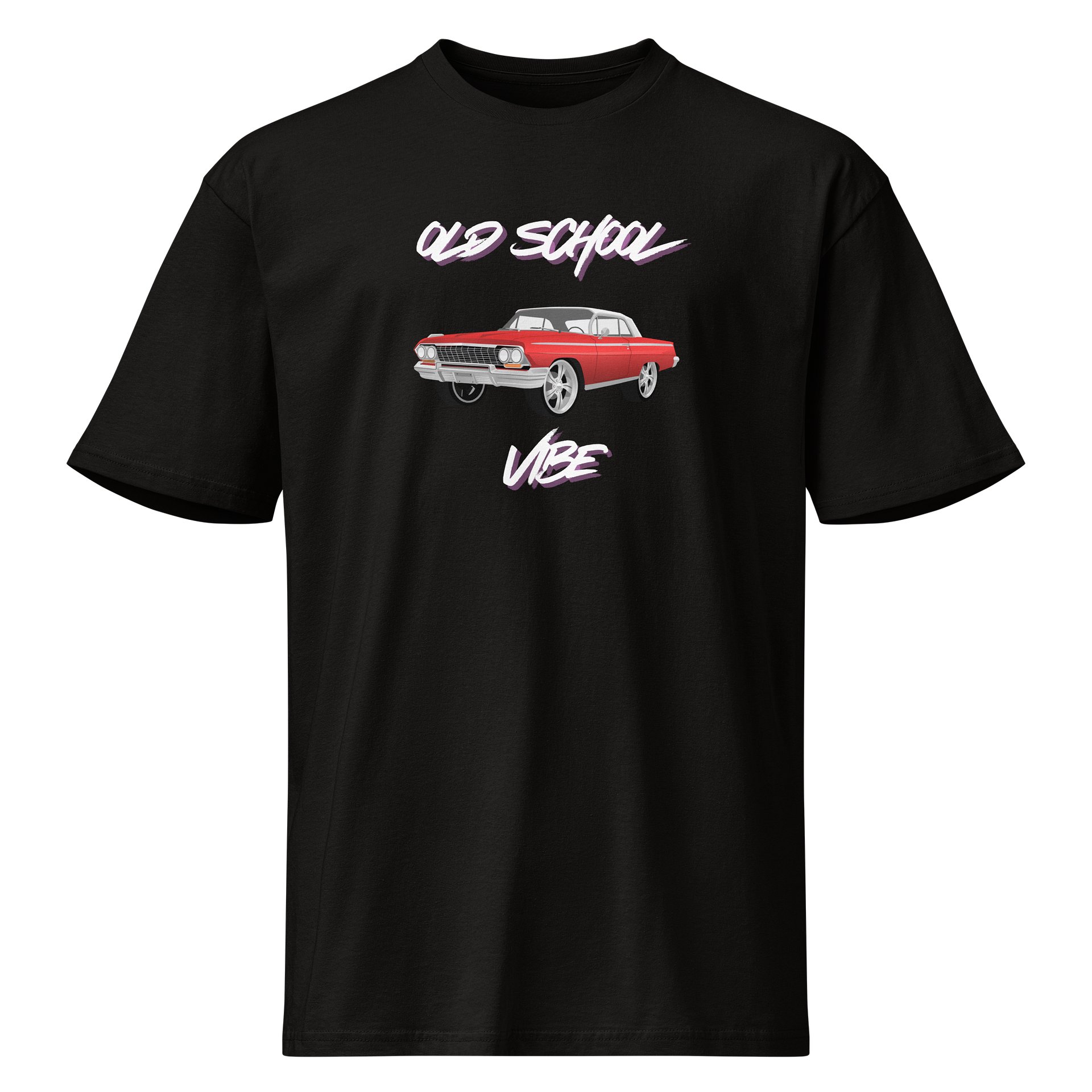 Old School Vibe BLK Tee product image (1)