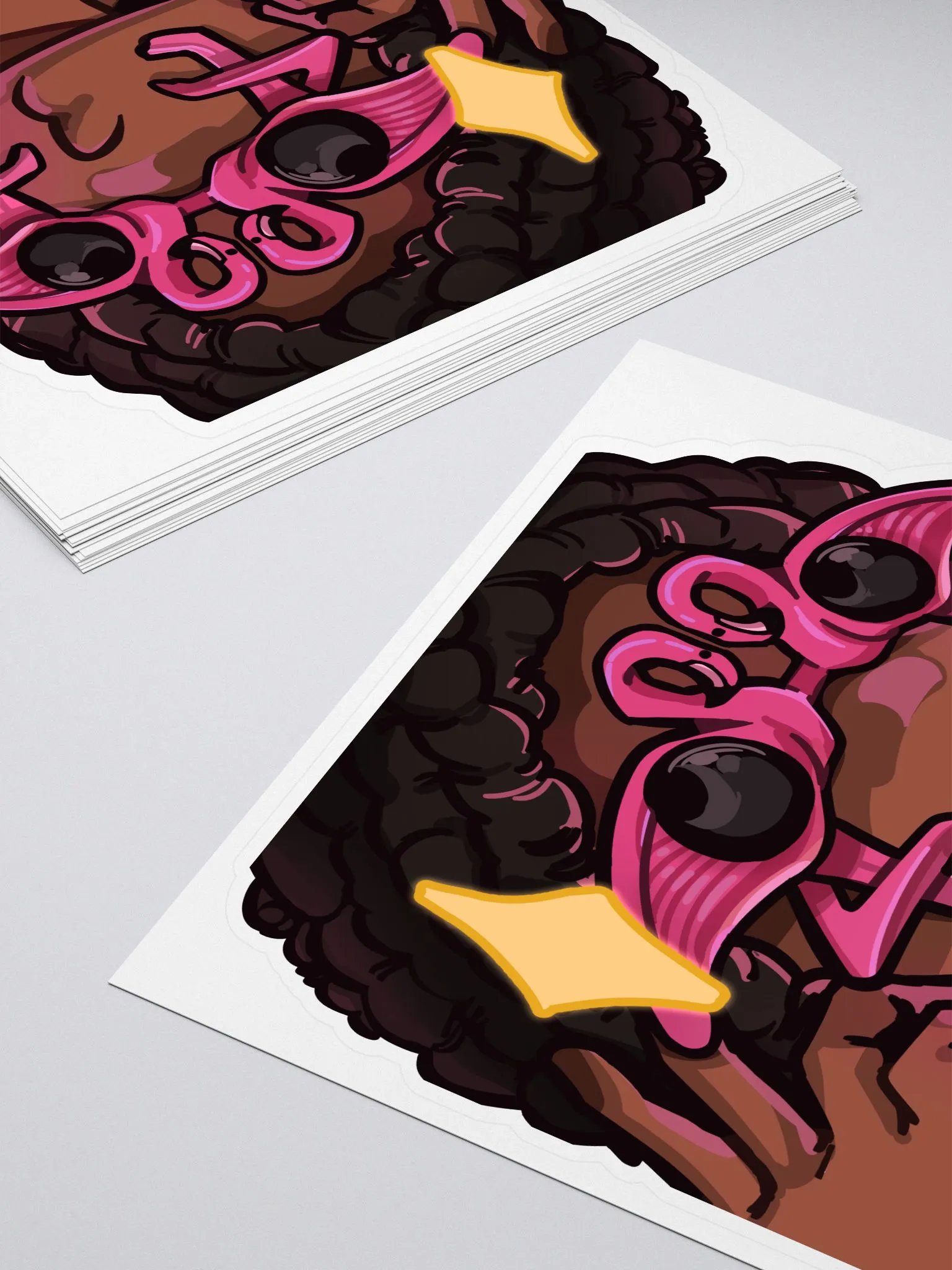 Flamingo Glasses Sticker product image (4)