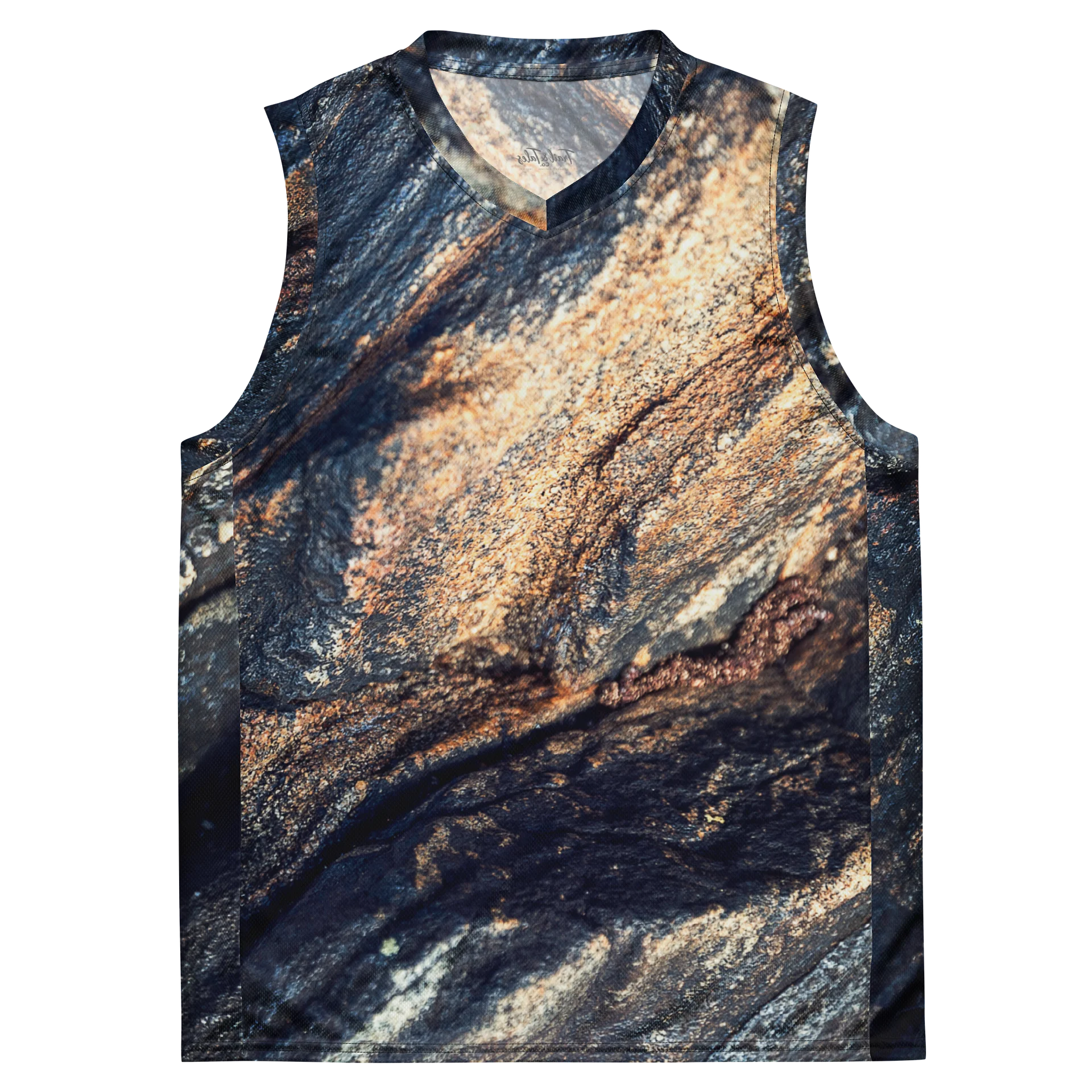 Obsidian Vein All-Over Print Recycled Unisex Basketball Jersey product image (2)