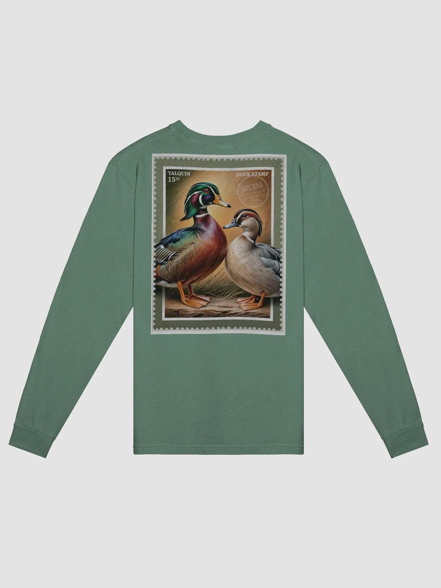 The Talquin Wood Duck Stamp Long Sleeve Tees product image (2)