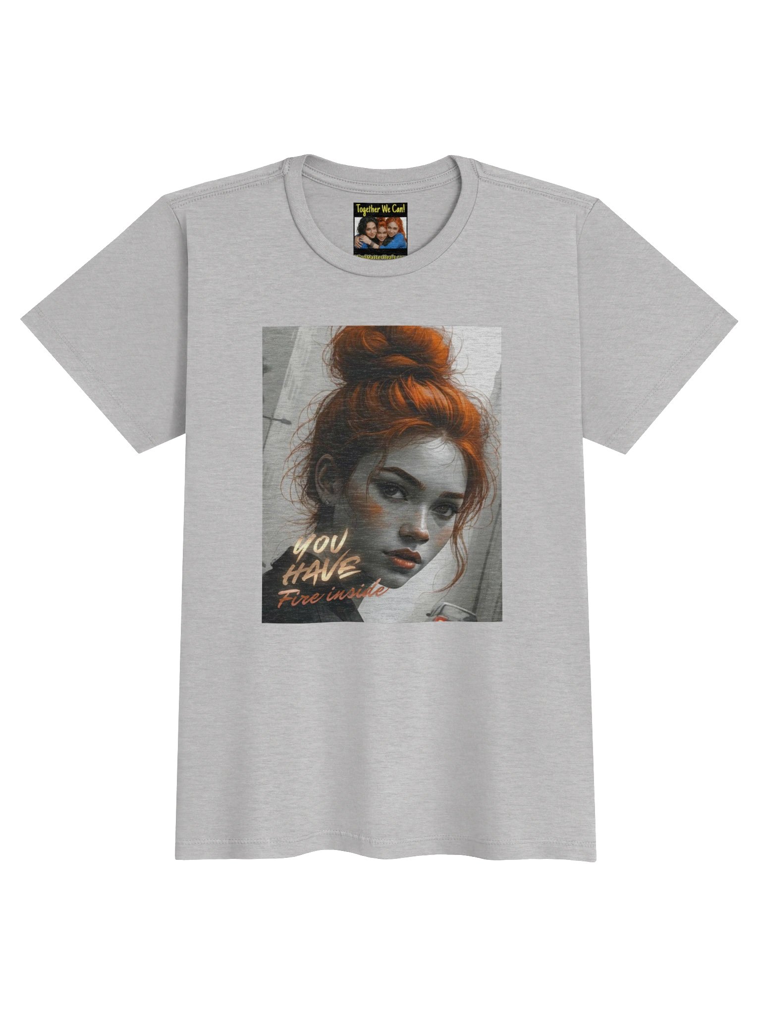 Mind Matter-You Have Fire Inside- Women's Basic Softstyle T-Shirt product image (29)