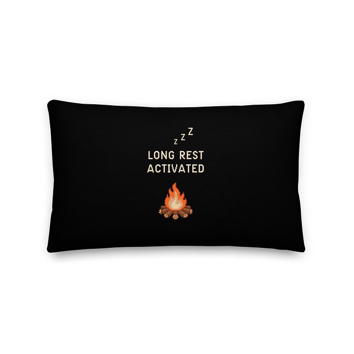 Long Rest Activated Pillow | Chronic Illness Recovery & Gamer Decor product image (1)