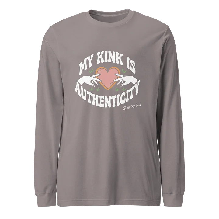 “My Kink Is Authenticity” Storm Supersoft Long Sleeve T-Shirt product image (1)
