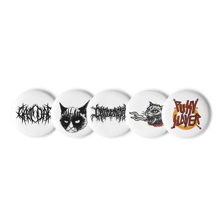 CATS AND METAL PIN SET 1 product image (1)